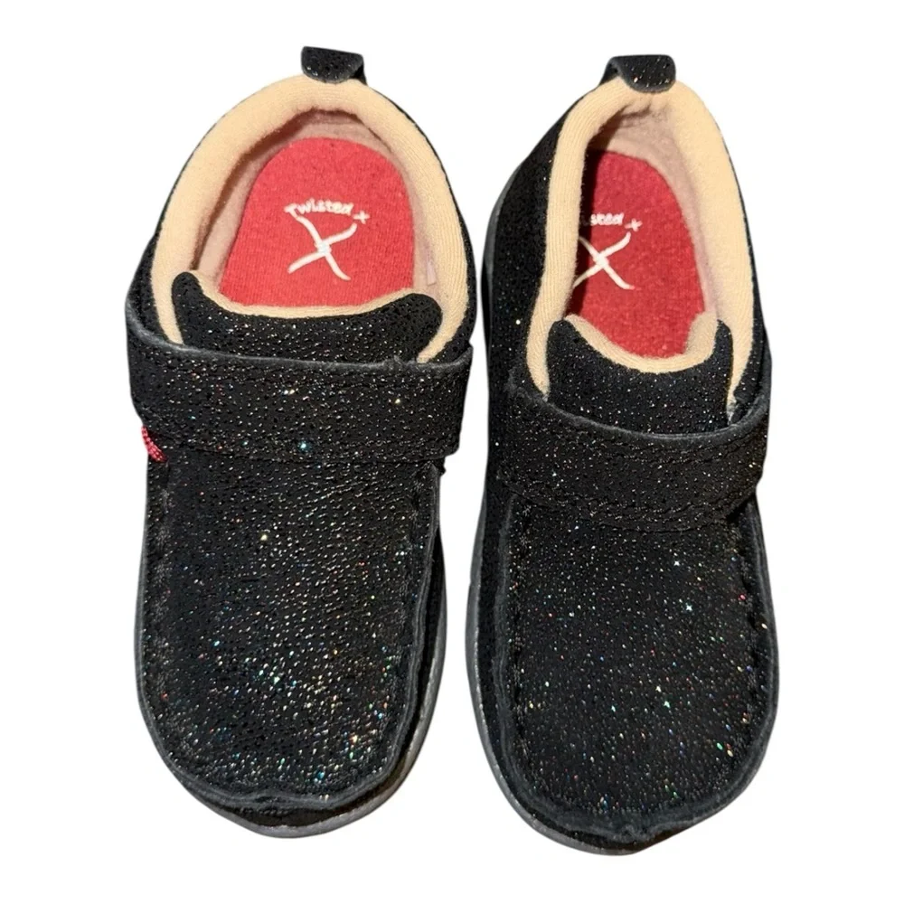 Twisted X Sparkle Driving Mocs Infant Size 7